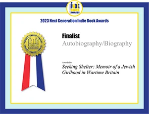 2023 Next Generation Indie Book Awards finalist certificate